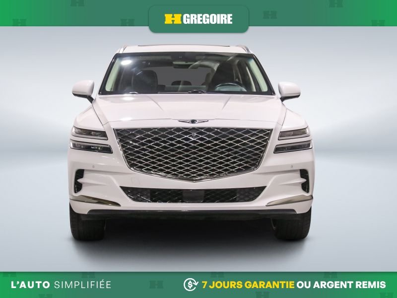 Genesis GV80 3.5T Prestige AWD AUTO AC CUIR TOIT NAV MAGS CAM R 2021 Blanc