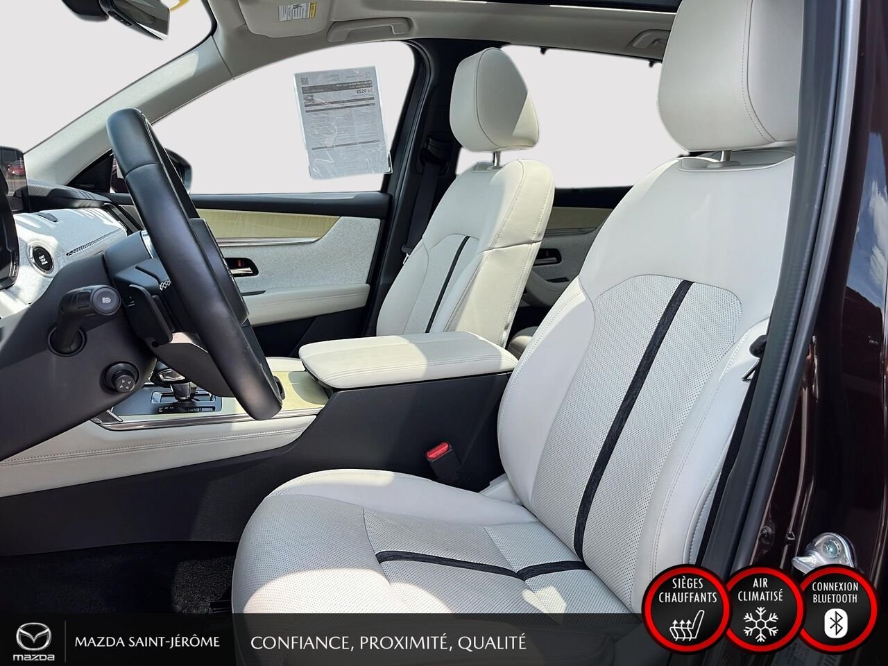 Mazda CX-90 hybride léger Signature | TOIT OUVRANT | CAMÉRA 360 | 2025 Rouge Saint-Jérôme - photo #17