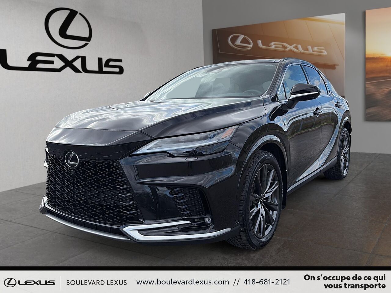 Black 2024 Lexus RX SUV / Crossover All-Wheel Drive Automatic