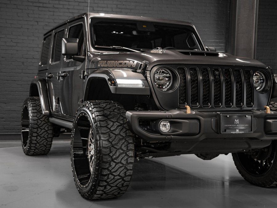 2021 Jeep Wrangler Unlimited Rubicon 392 | 6.4 L V8 | XFX-301 24x14-76 Wheels & Venom RT Tires 35x12.5R24 Grey