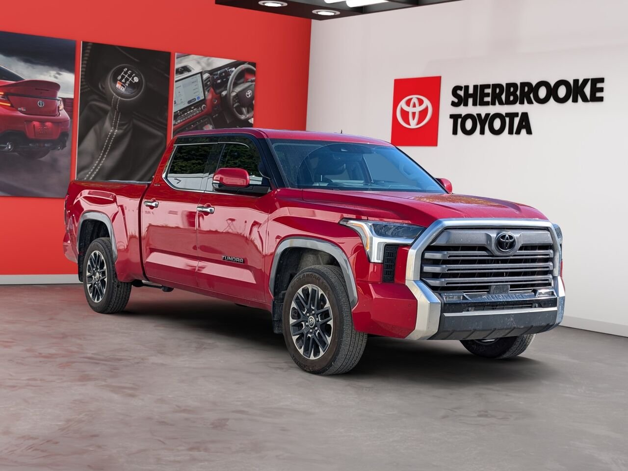 Toyota Tundra LIMITED/AWD/SIÈGES CHAUFFANTS ET VENTILLÉS/TOIT PANORAMIQUE OUVRANT/VOLANT CHAUFFANT/BLUETOOTH/AC 2023 Rouge Sherbrooke - photo #1
