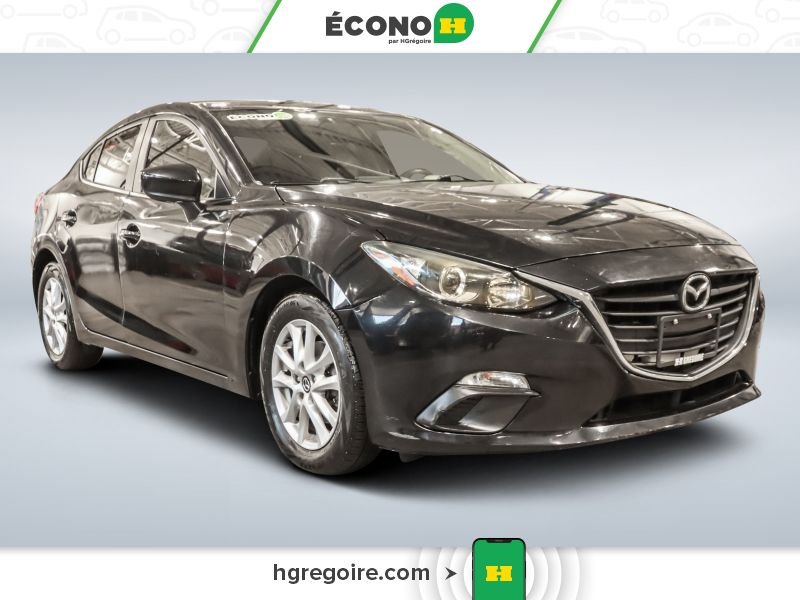 2016 Mazda 3 GS AUTO A/C GR ELECT MAGS CAM RECUL BLUETOOTH Black