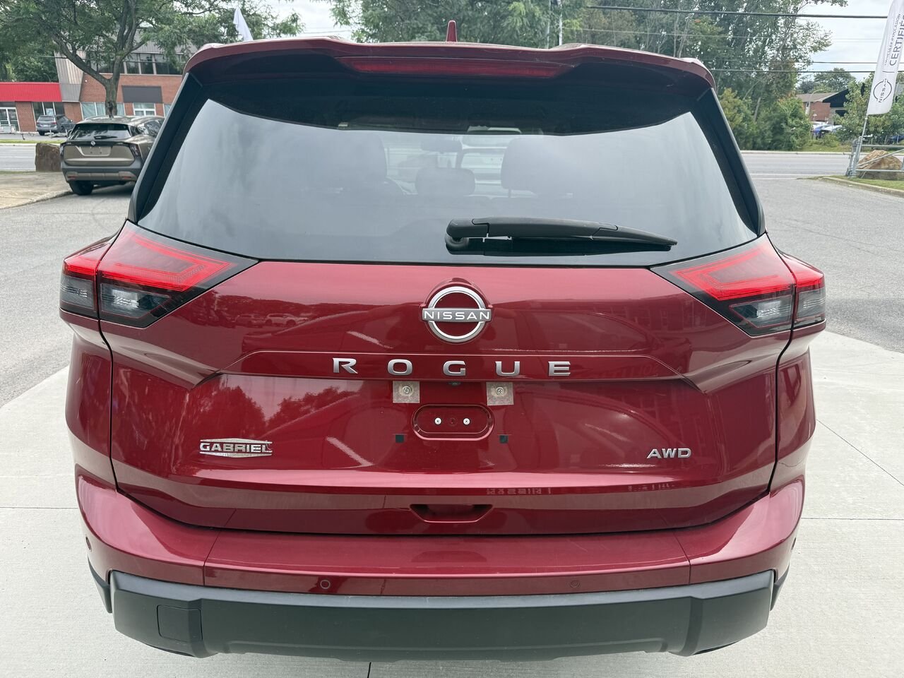 2024 Nissan Rogue S AWD Red Châteauguay - photo #3
