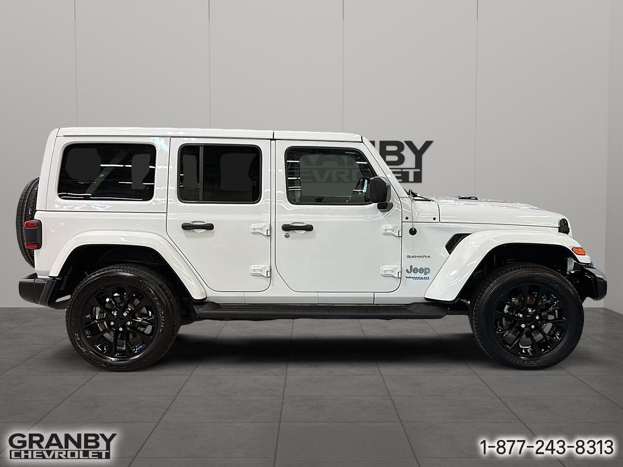 Jeep Wrangler 4xe Unlimited Sahara | 26-0776A 2022 Blanc Granby - photo #3