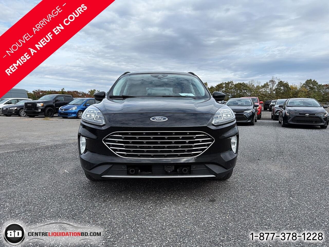 Ford Escape Titanium hybride TI | BD0435 2022 Noir Granby - photo #1