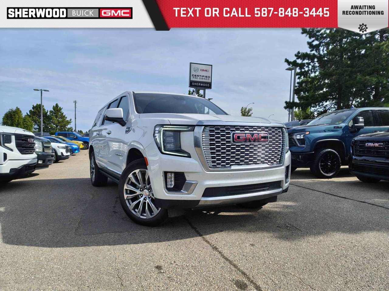 2023 GMC Yukon XL 4WD 4dr Denali White Sherwood Park - photo #0