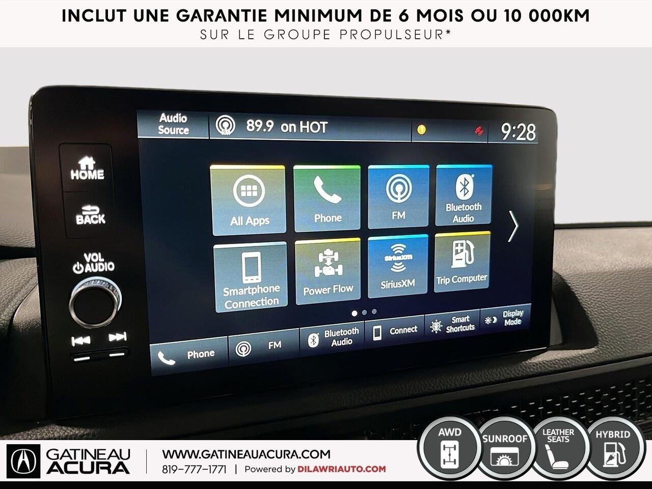 Honda CR-V hybride EX-L Traction Intégrale 2024 Bleu Gatineau - photo #3