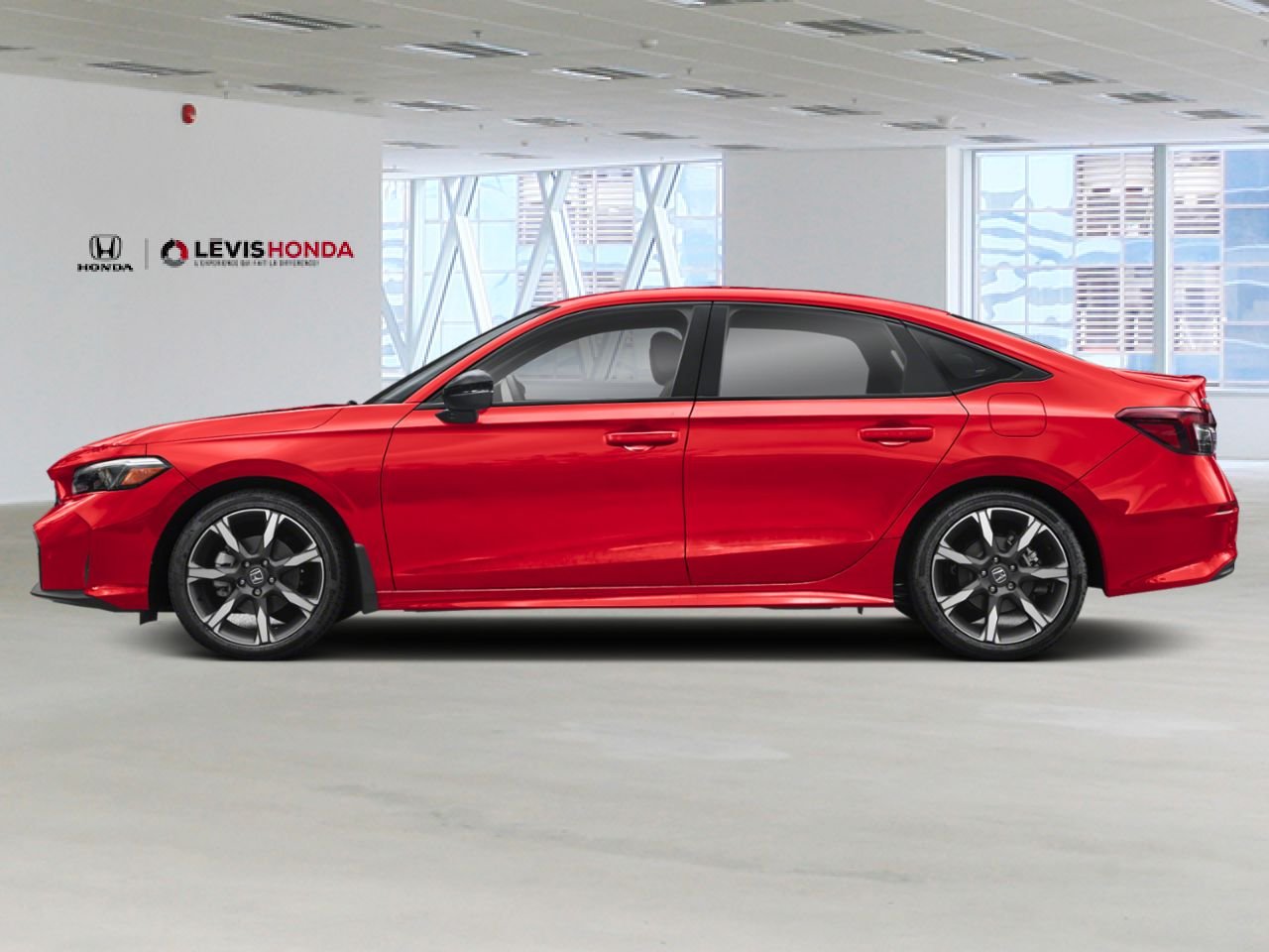 HONDA Civic hybride berline Sport Touring eCVT 2026 Rouge rallye Lévis - photo #2
