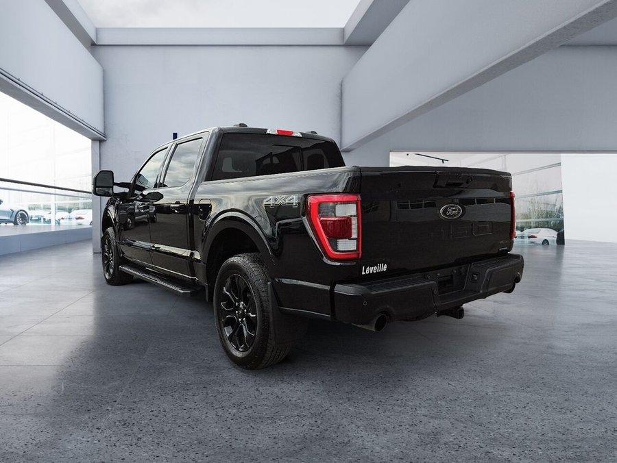 2023 Ford F-150 LARIAT 2.7L ** 502A ** BLACK PACK ** TOIT PANO ** SPORT ** 20P ** 360 ** 5,5 pi Black