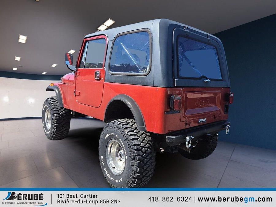 Jeep YJ 1982 1982 Rouge