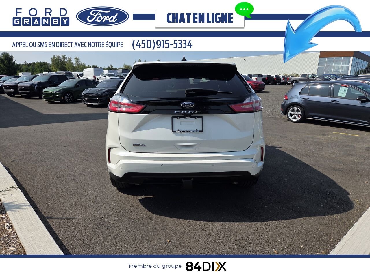 Ford Edge 2024 Blanc Granby - photo #5