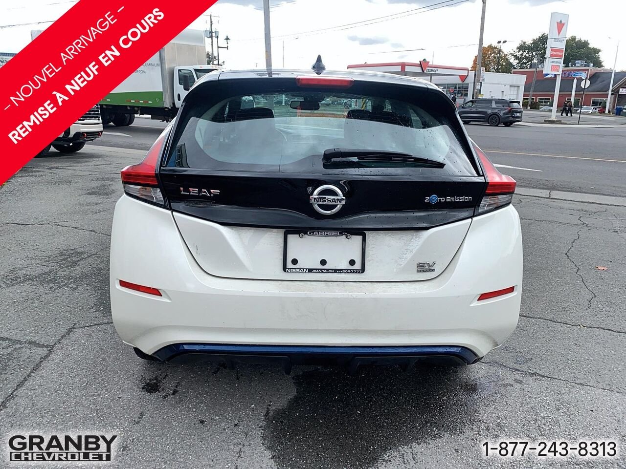 2019 Nissan LEAF SV PLUS à hayon | 27-0206A White Granby - photo #5
