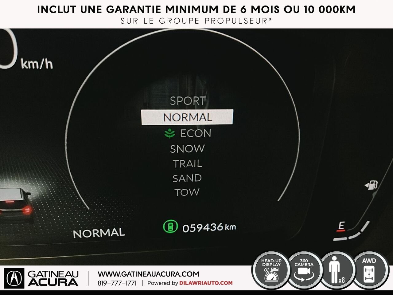 Honda Pilot Black Edition AWD 2024 Blanc Ottawa & Gatineau - photo #7