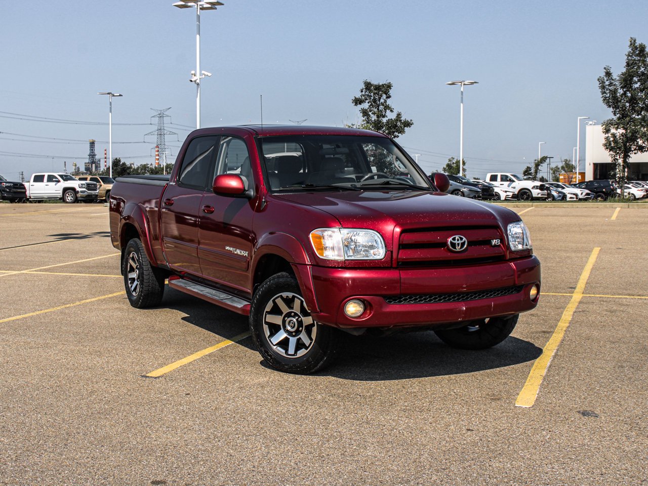 2005 Toyota Tundra Double Cab 140.6 V8 4WD Limited Red Sherwood Park - photo #1