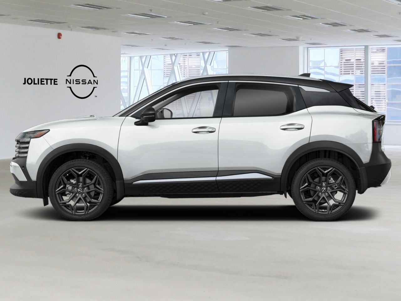2026 NISSAN Kicks Aspen White TriCoat/Super Black Joliette - photo #1