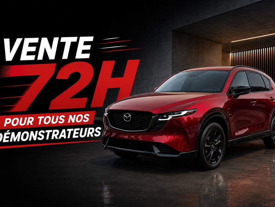 Mazda CX-5 GT TI, ÉCRAN TACTILE 12.9 POUCES, SIÈGES CHAUFFANTS 2026 Rouge vibrant cristal métallisé