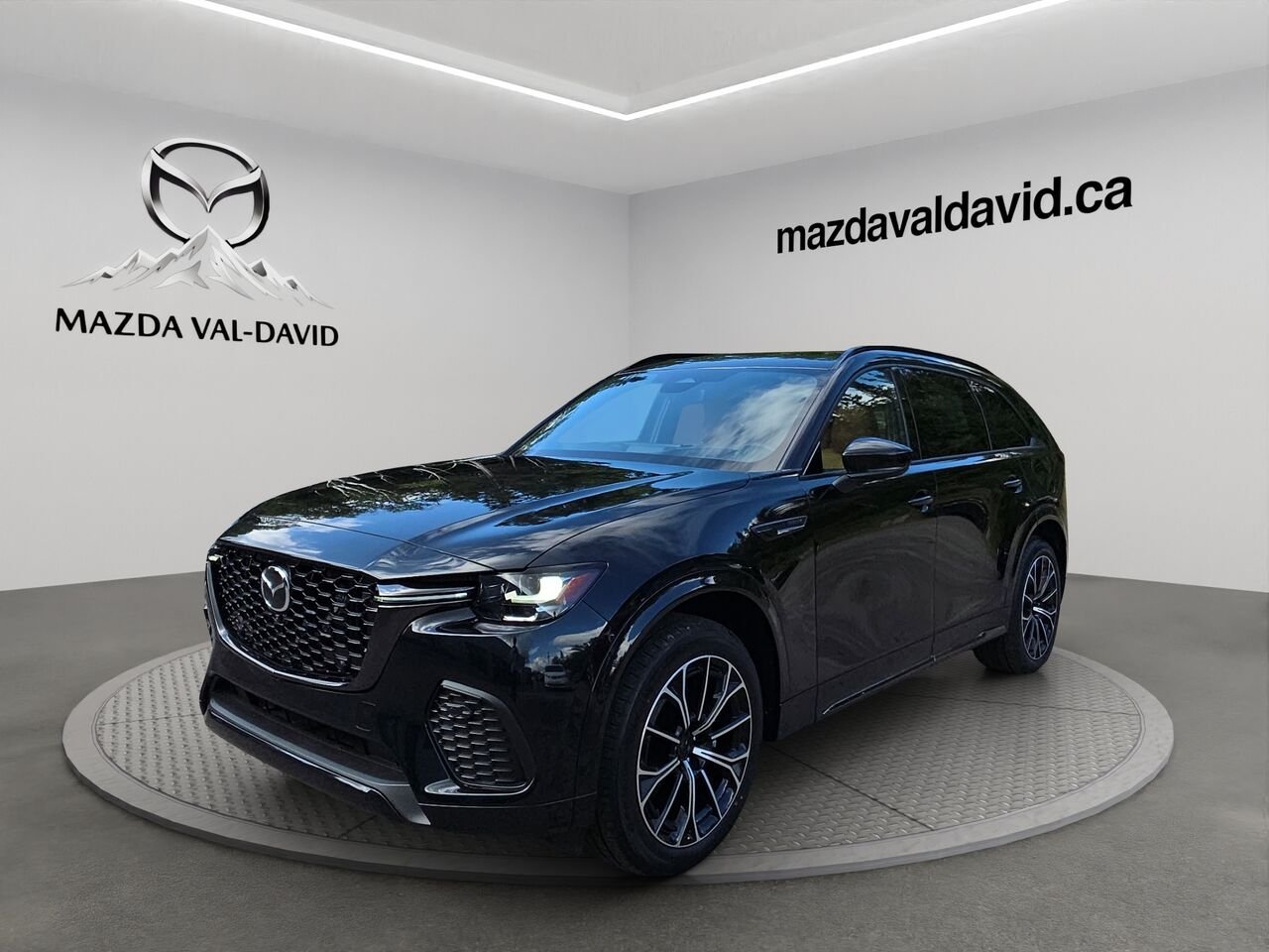 Mazda CX-70 hybride rechargeable GT TI 2026 Noir de jais mica Val-David - photo #0