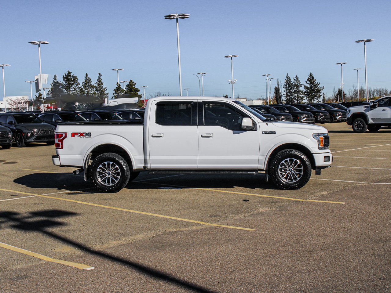 2019 Ford F-150 XLT 4WD SuperCrew 5.5' Box White Sherwood Park - photo #9