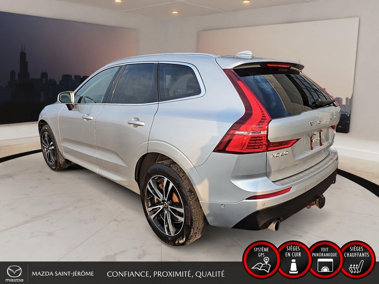 Volvo XC60 2019 Gris Ste-Agathe des Monts - photo #8