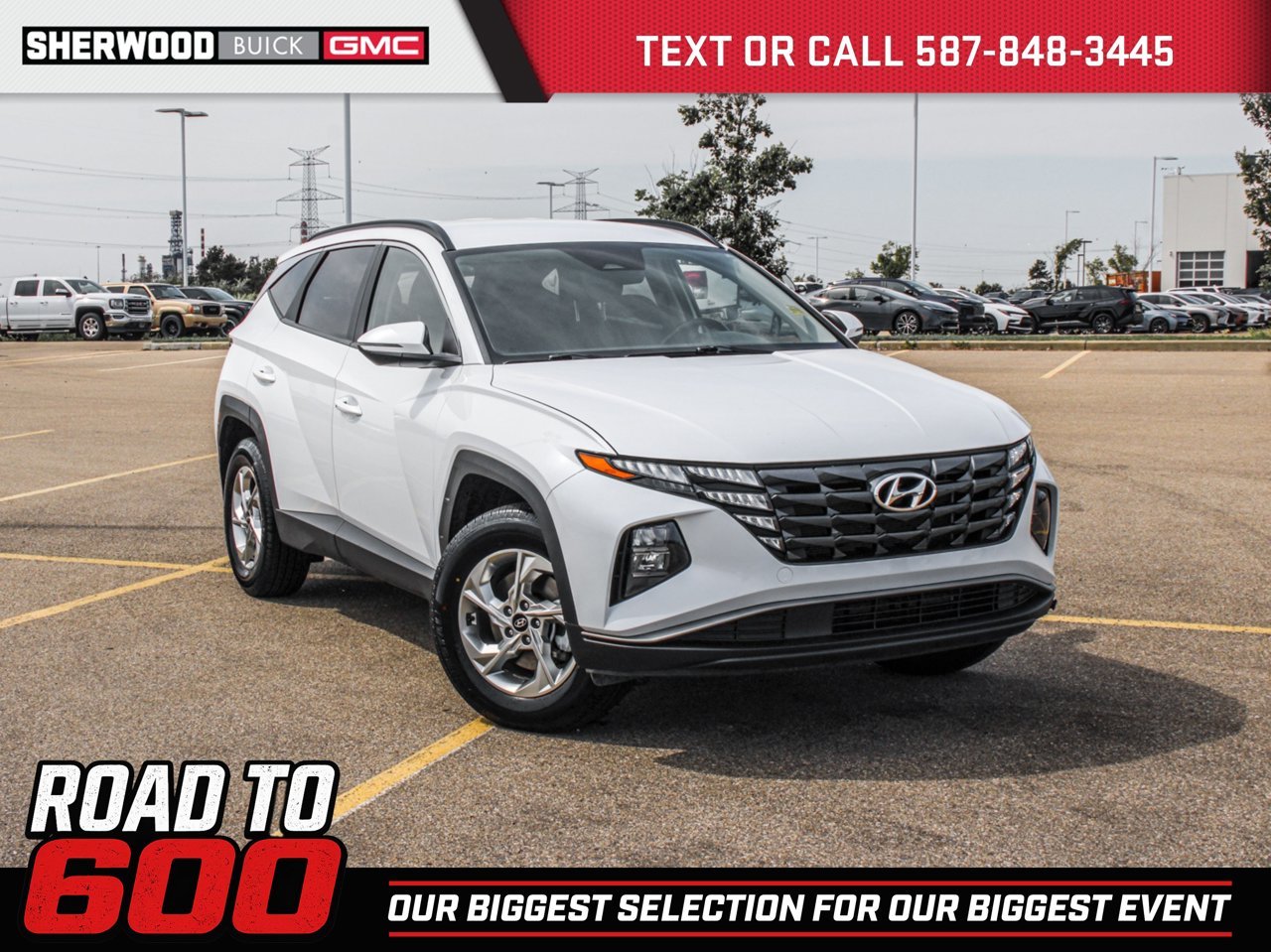 2023 Hyundai Tucson Preferred AWD White Sherwood Park - photo #0