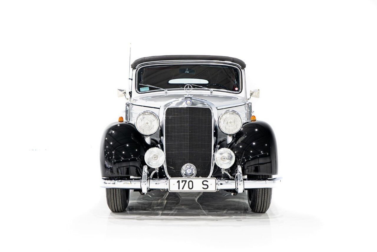 Mercedes-Benz 170S Cabriolet B Wonderfully Presented Old Restoration 1950 Gris Montréal - photo #35