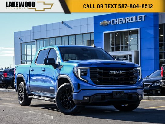 2024 GMC Sierra 1500 Elevation Premium 5.3L | Heated Leather Bucket Seats Blue