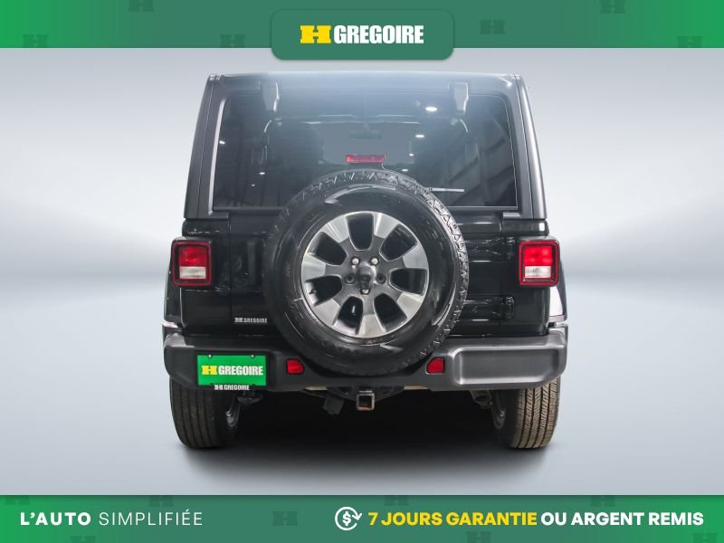Jeep Wrangler 729636 | Unlimited Sahara 4WD AUTO A/C MAGS NAV CAM RECUL B 2022 Gris Laval - photo #5