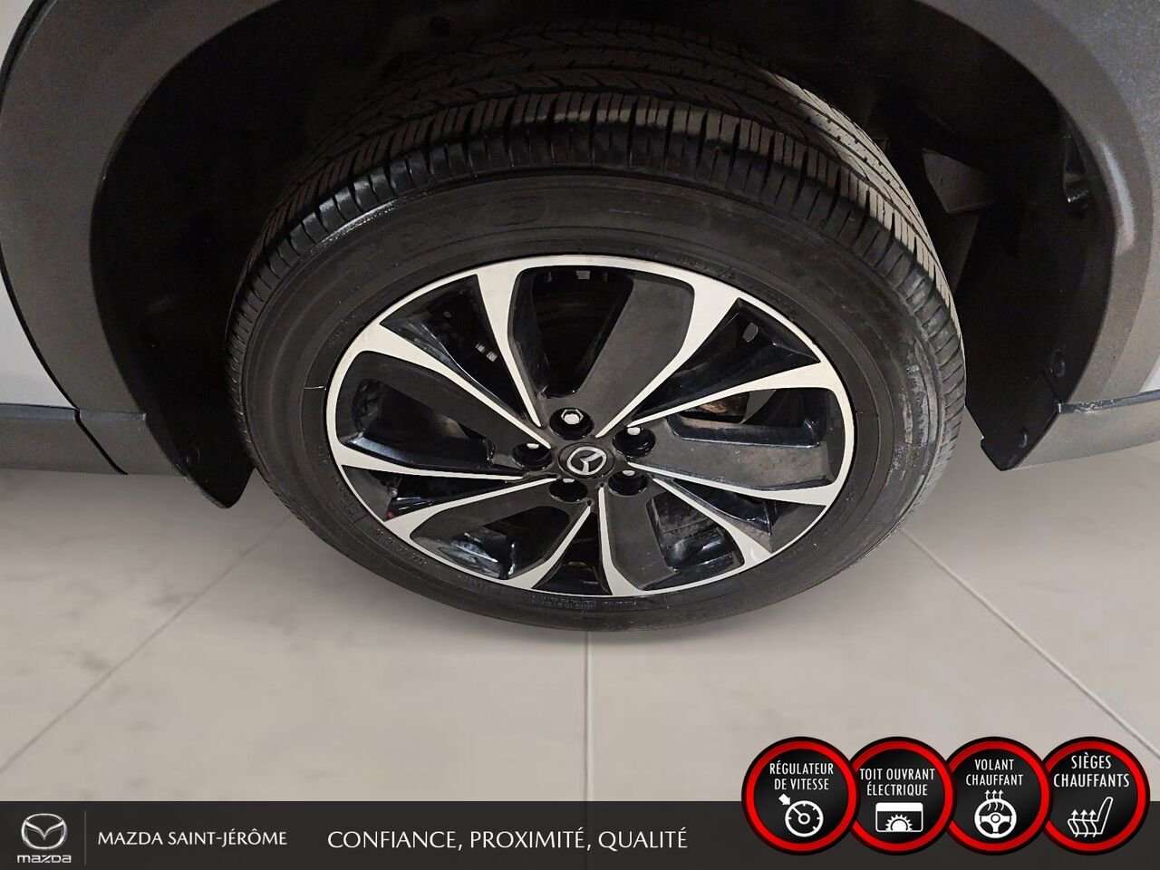2023 Mazda CX-5 GS LUXURY | TOIT OUVRANT | CUIR | AWD | Silver Saint-Jérôme - photo #10