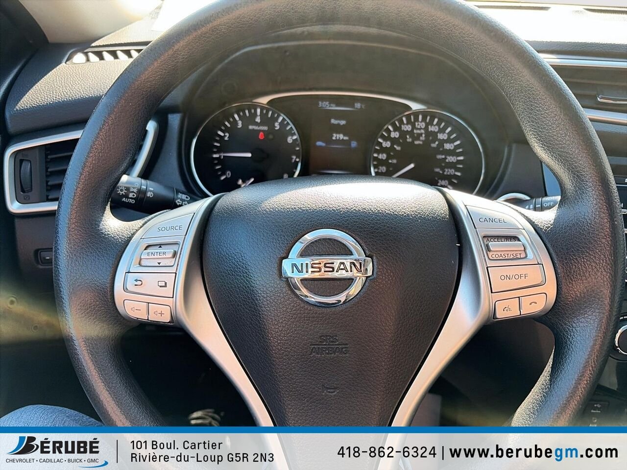 Nissan Rogue Traction intégrale, 4 portes S 2016 Blanc Rivière-du-Loup - photo #9