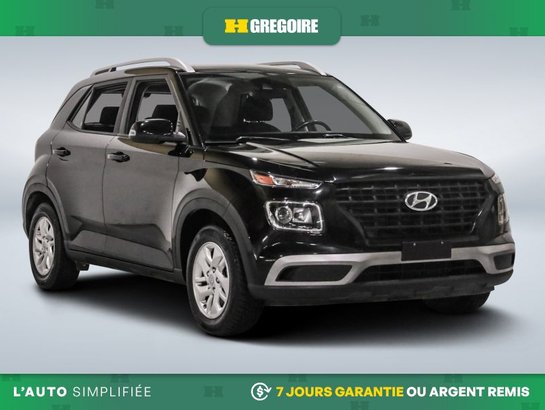 2021 Hyundai Venue Preferred AUTO AC GR ELECT MAGS CAM RECUL BLUETOO Black