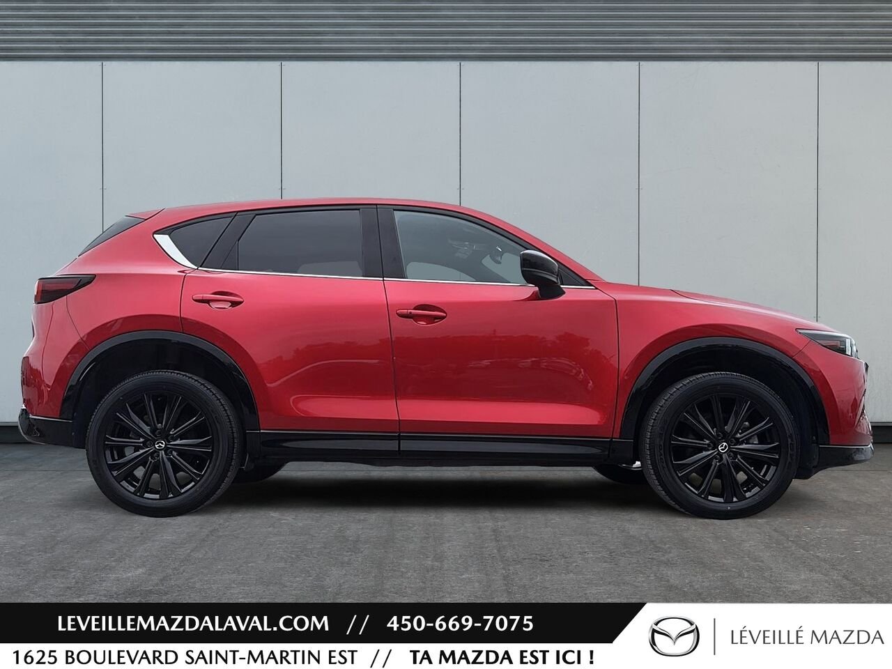 Mazda CX-5 Sport avec moteur turbo TI 2023 Rouge Laval - photo #3