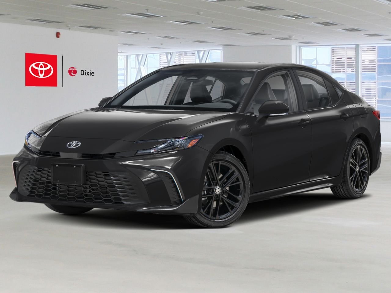 2025 Toyota Camry HYBRID SE UPGRADE AWD / CLEAN CARFAX / HEATED SEATS / MOONROOF / CARPLAY AND ANDROID AUTO Black Mississauga - photo #0