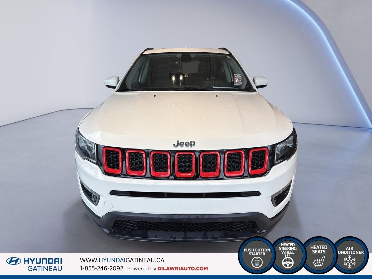 Jeep Compass 2018 Blanc Gatineau - photo #1