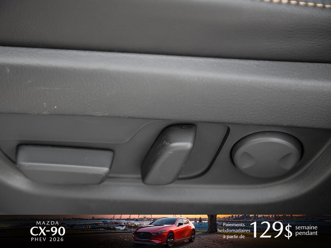 Mazda CX-90 hybride rechargeable JM3KKEHA4T1373805 2026 Noir de jais mica Mirabel - photo #24