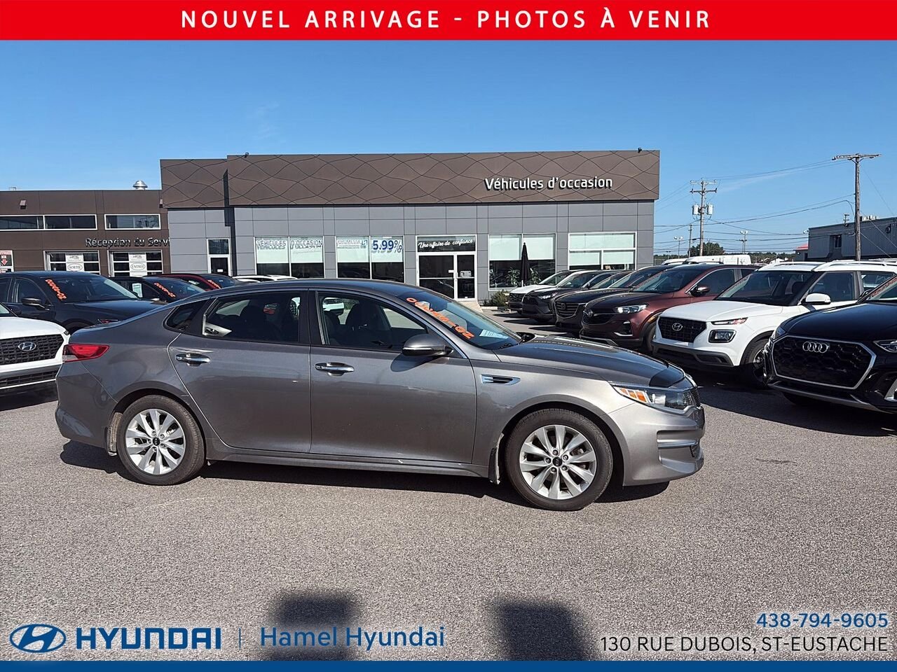 Kia Optima 2018 Gris Saint-Eustache - photo #0