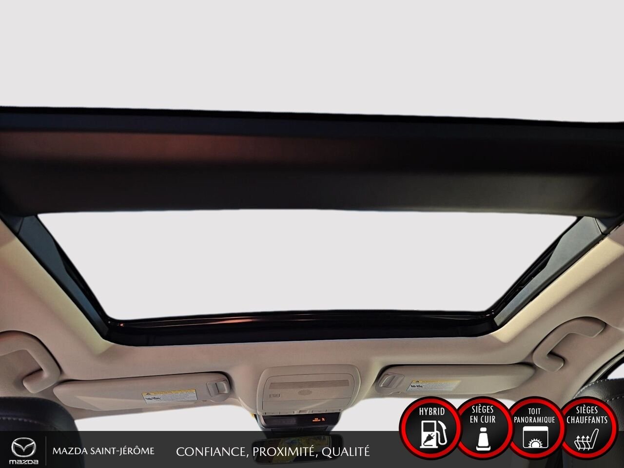 2025 Mazda CX-50 hybride Kuro | 1 PROPRIÉTAIRE | JAMAIS ACCIDENTÉ | TOIT PANORAMIQUE | CUIR | AWD Grey Saint-Jérôme - photo #18