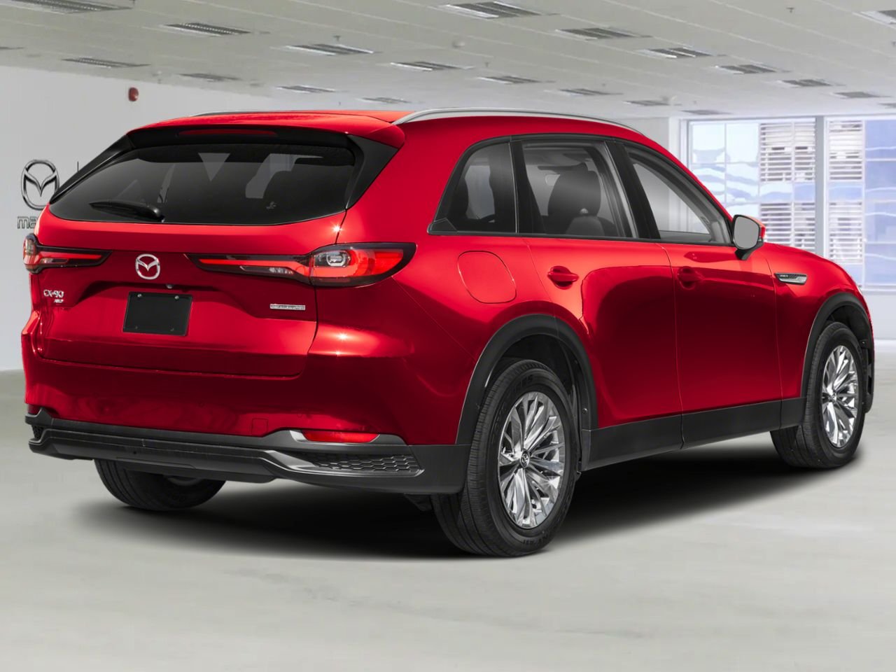 MAZDA CX-90 hybride rechargeable GS-L TI 2026 Rouge vibrant cristal métallisé Saint-Jérôme - photo #2