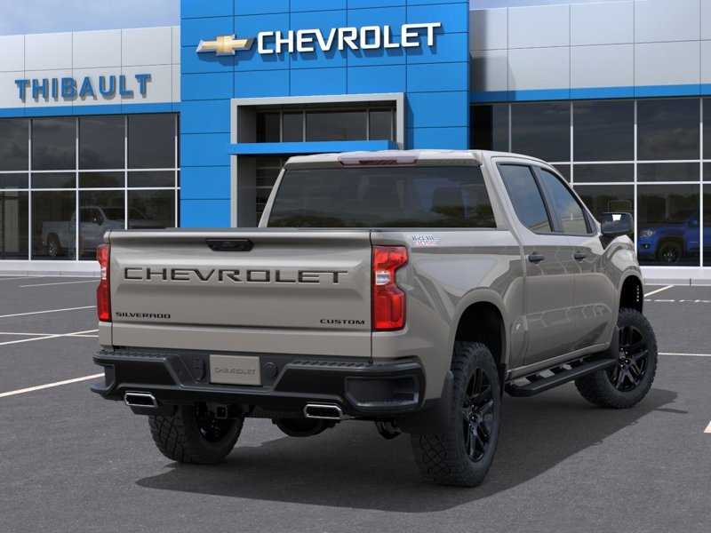 2026 CHEVROLET SILVERADO 1500 Custom Trail Boss cabine multiplace 4RM 147 po White Sherbrooke - photo #3
