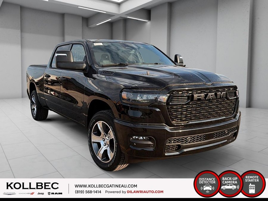 Ram 1500 Express cabine d'équipe 4x4 caisse de 6 pi 4 po 2026 Couche nacrée cristal noir étincelant