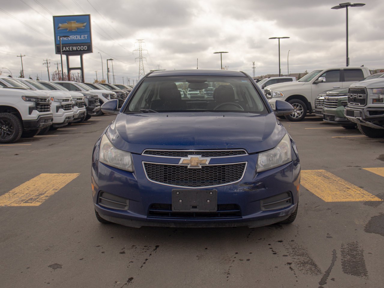 2012 Chevrolet Cruze 4dr Sdn LT Turbo w/1SA Blue Sherwood Park - photo #2