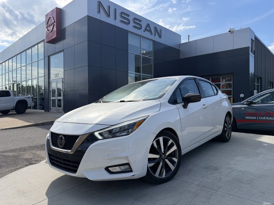 2021 Nissan Versa SR White