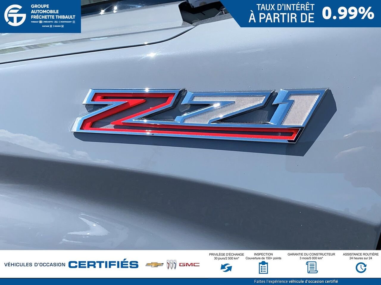 2025 CHEVROLET SILVERADO Custom Trail Boss cabine multiplace 4RM 157 po Grey Montmagny - photo #5