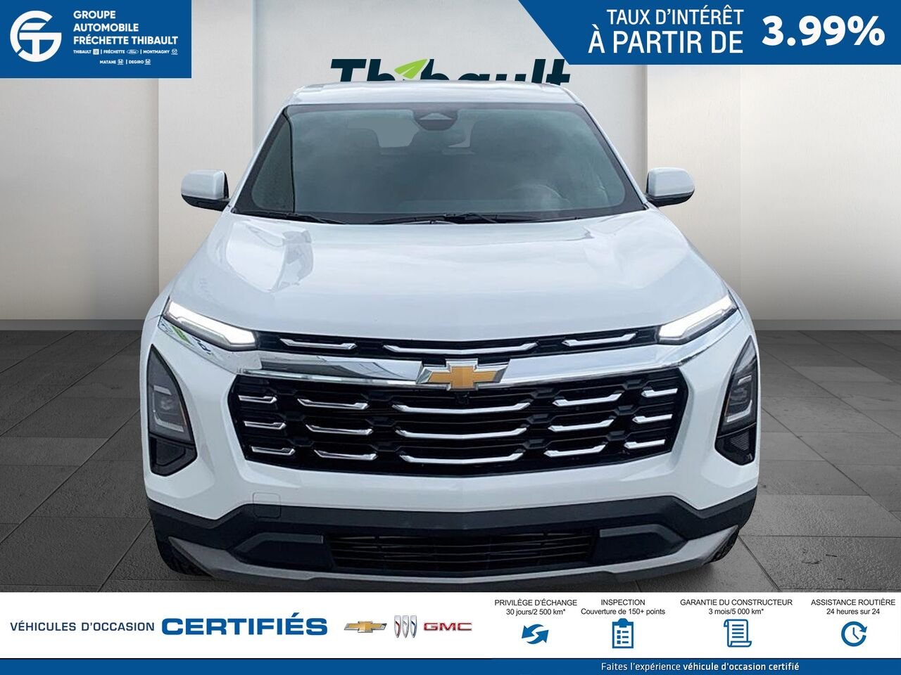 2026 CHEVROLET EQUINOX LT 4 portes à transmission intégrale avec 2LT White Montmagny - photo #1