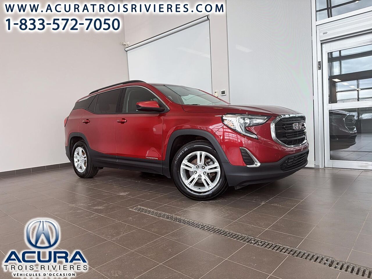 Red 2018 GMC Terrain SUV / Crossover Front-Wheel Drive Automatic