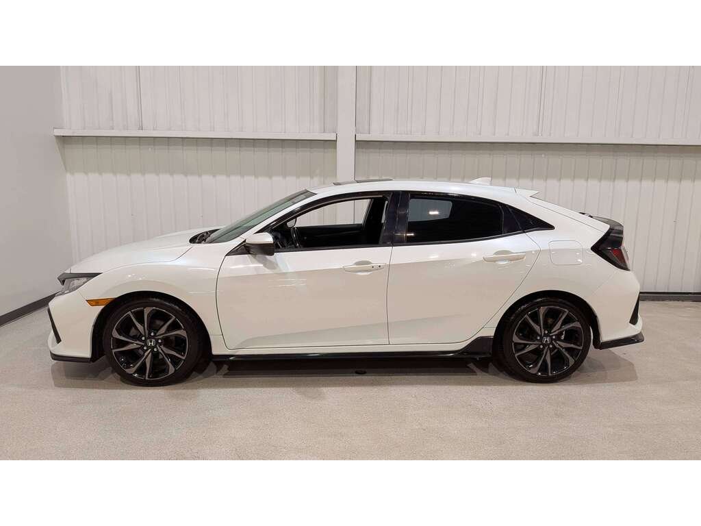 2019 Honda Civic Hatchback Sport Manual White Val-David - photo #4