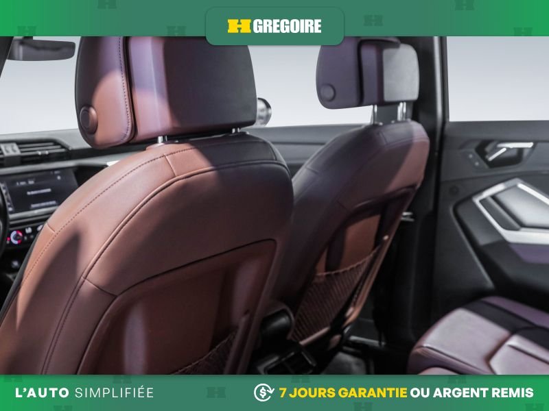 Audi Q3 821606 | Komfort AWD AUTO AC CUIR TOIT MAGS CAM RECULE 2019 Noir Laval - photo #21