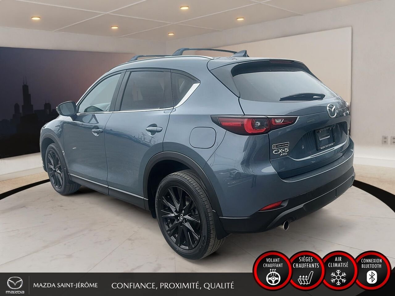Mazda CX-5 Édition Kuro | AWD | TOIT OUVRANT | CUIR | 2022 Gris Saint-Jérôme - photo #8