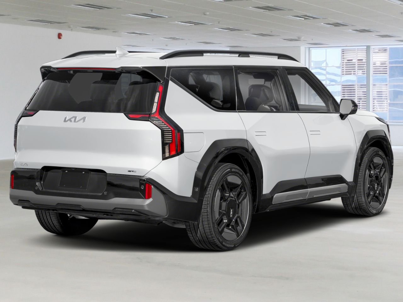 2024 KIA EV9 Land TI avec groupe GT-Line White Gatineau - photo #2