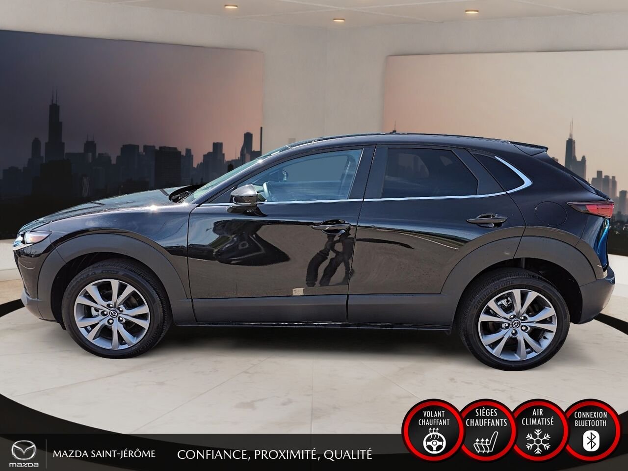 Mazda CX-30 GS | AWD | MAGS | 2025 Noir Saint-Jérôme - photo #10