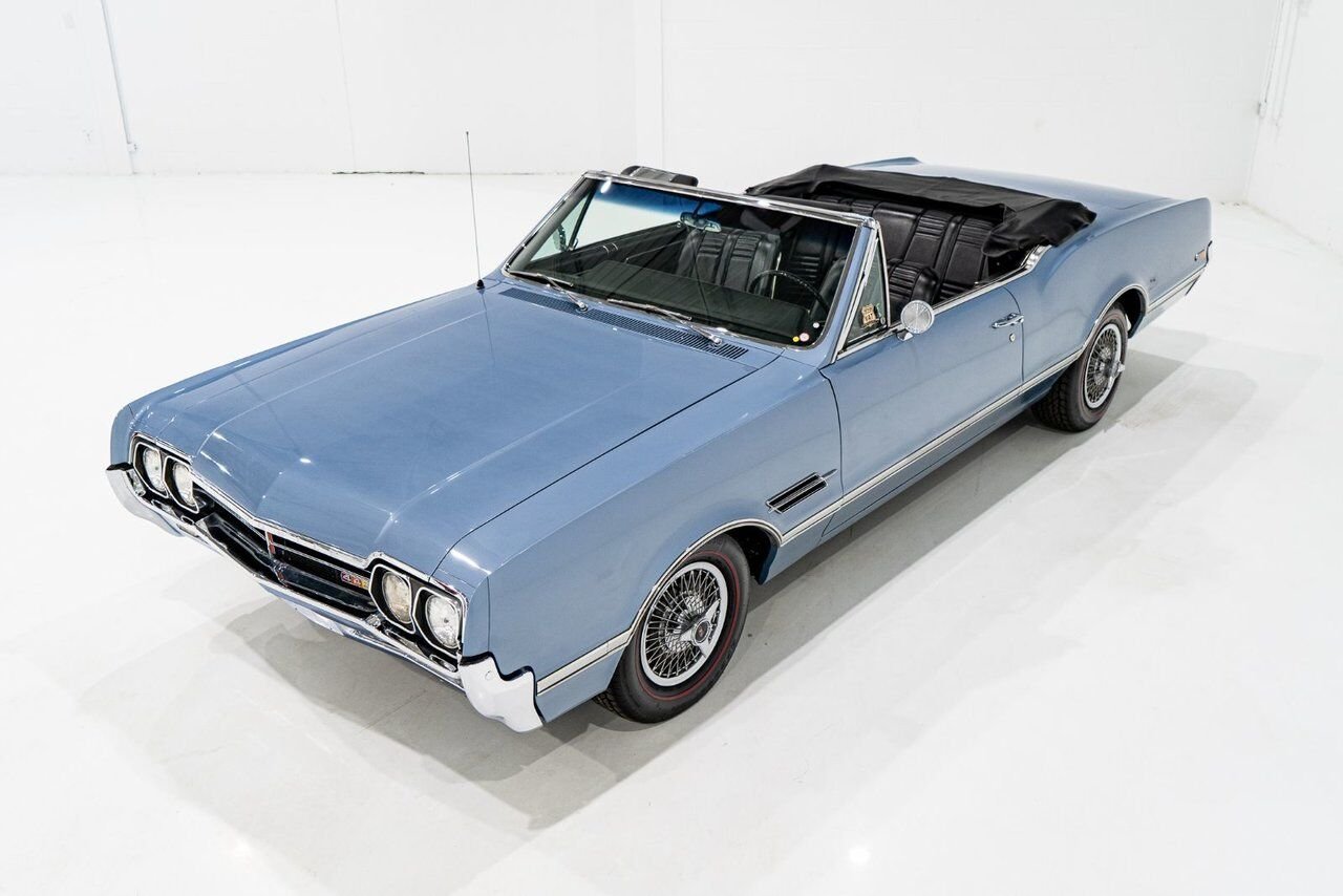 Oldsmobile 442 PRIX EN USD | Matching# 400cu.in. 4-Speed 1966 Bleu Montréal - photo #35